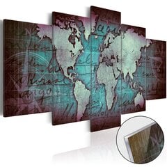Akrilo stiklo paveikslas - Acrylic prints – Bronze map II kaina ir informacija | Reprodukcijos, paveikslai | pigu.lt