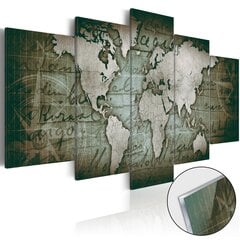 Akrilo stiklo paveikslas - Acrylic prints – Bronze map III kaina ir informacija | Reprodukcijos, paveikslai | pigu.lt