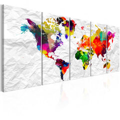 Paveikslas - World on Paper kaina ir informacija | Reprodukcijos, paveikslai | pigu.lt
