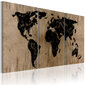 Paveikslas - Inky map of the World цена и информация | Reprodukcijos, paveikslai | pigu.lt