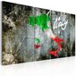 Paveikslas - Artistic map of Italy - triptych kaina ir informacija | Reprodukcijos, paveikslai | pigu.lt