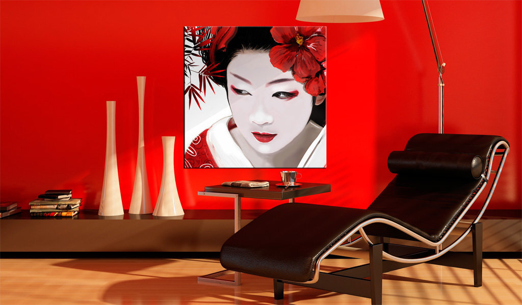 Paveikslas - Japanese Geisha kaina ir informacija | Reprodukcijos, paveikslai | pigu.lt