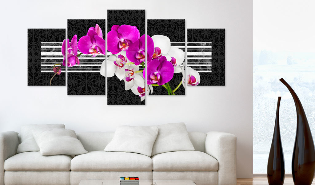 Paveikslas - Modest orchids цена и информация | Reprodukcijos, paveikslai | pigu.lt