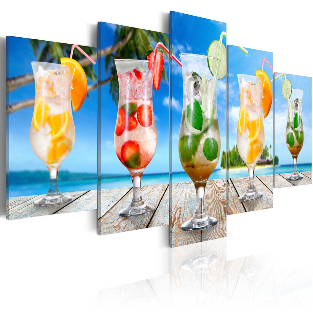 Paveikslas - Summer drinks цена и информация | Reprodukcijos, paveikslai | pigu.lt