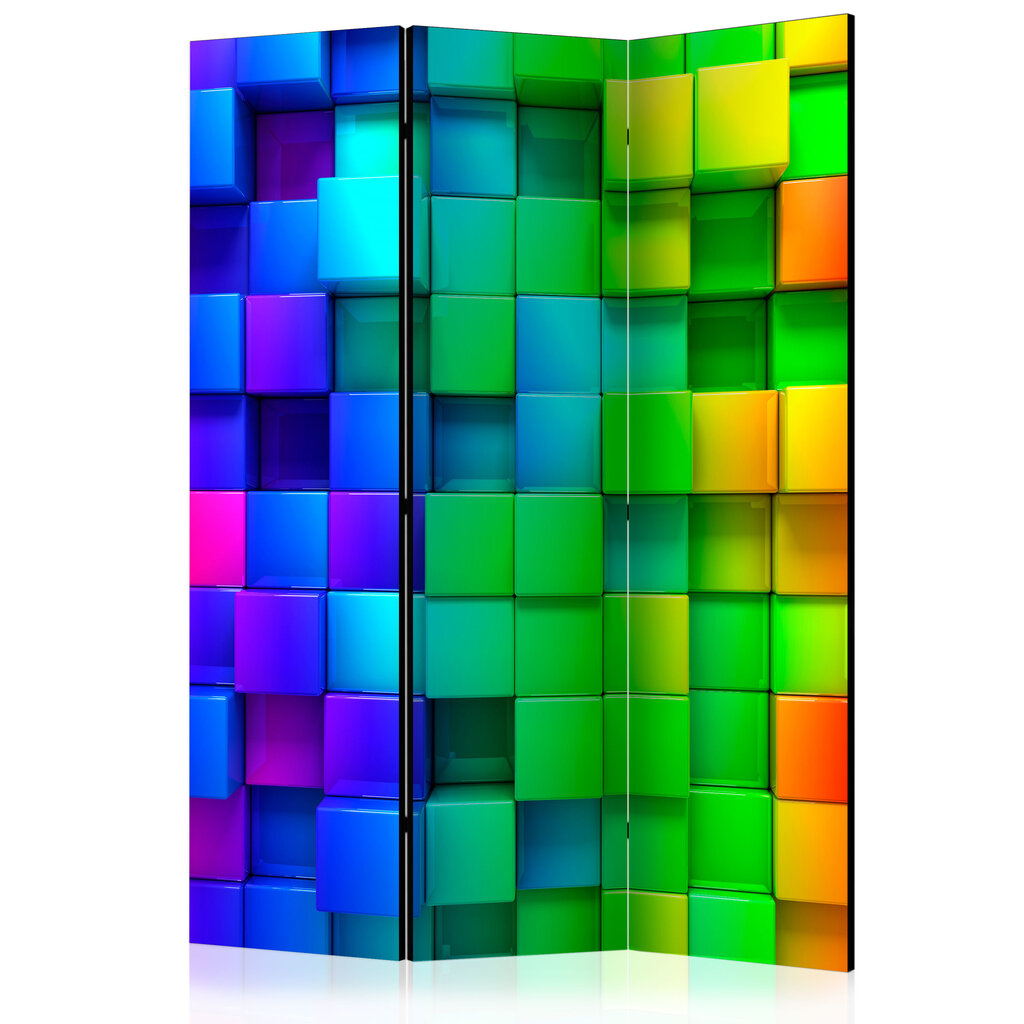 Pertvara - Colourful Cubes [Room Dividers] kaina ir informacija | Širmos, kambario pertvaros | pigu.lt