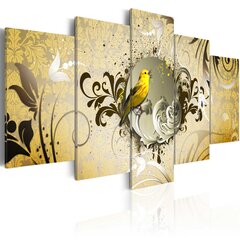Paveikslas - Yellow bird singing kaina ir informacija | Reprodukcijos, paveikslai | pigu.lt