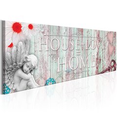 Paveikslas - Home: House + Love цена и информация | Репродукции, картины | pigu.lt