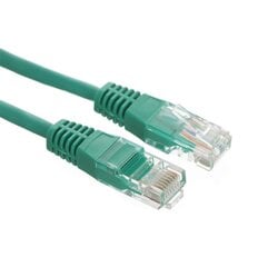 Сетевой кабель Alantec KKU5ZIE3 3 м Cat5e U/UTP (UTP) Зеленый цена и информация | Кабели и провода | pigu.lt