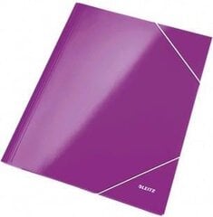 Aplankas su gumele Leitz Wow A4, violetinis kaina ir informacija | Kanceliarinės prekės | pigu.lt