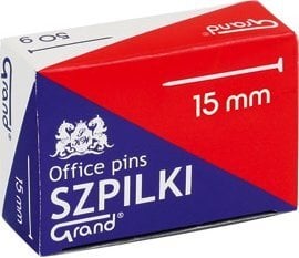 Smeigtukai Grand, 15 mm, 50 g kaina ir informacija | Kanceliarinės prekės | pigu.lt