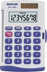 Kalkulator Sencor kieszonkowy (SEC 263/ 8) kaina ir informacija | Kanceliarinės prekės | pigu.lt