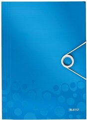 Aplankas su gumele Leitz Wow A4, mėlyna kaina ir informacija | Kanceliarinės prekės | pigu.lt