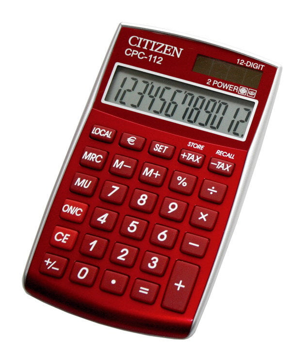 Skaičiuotuvas Citizen CPC112RD цена и информация | Kanceliarinės prekės | pigu.lt