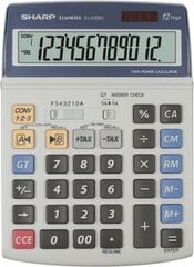 Калькулятор Sharp EL-2125C цена и информация | Канцелярские товары | pigu.lt