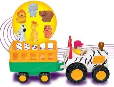 Safari traktorius su gyvūnais, Dumel kaina ir informacija | Žaislai kūdikiams | pigu.lt