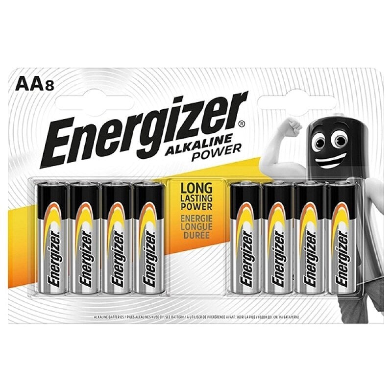 AA (LR6) Maitinimo alk. baterijos, 8vnt. kaina ir informacija | Elementai | pigu.lt