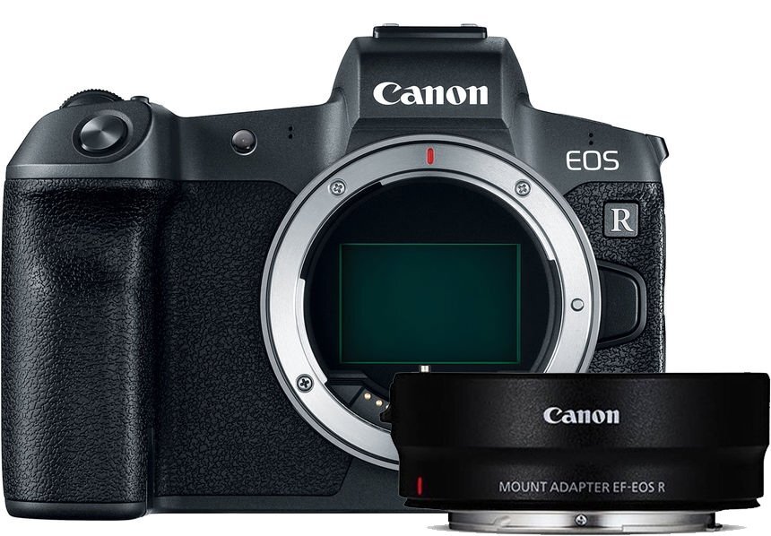 Canon EOS R Body + Mount Adapter EF-EOS R kaina ir informacija | Skaitmeniniai fotoaparatai | pigu.lt