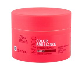 Plaukų kaukė dažytiems plaukams Wella Invigo Brilliance Coarse 150 ml kaina ir informacija | Wella Plaukų priežiūrai | pigu.lt