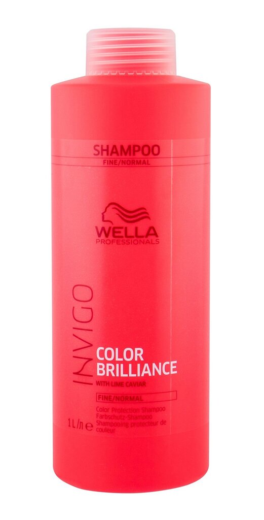 Šampūnas dažytiems plaukams Wella Invigo Color Brilliance, 1000 ml kaina ir informacija | Šampūnai | pigu.lt