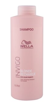 Шампунь для светлых волос Wella Professionals Invigo Blonde Recharge, 1000 мл цена и информация | Шампуни | pigu.lt