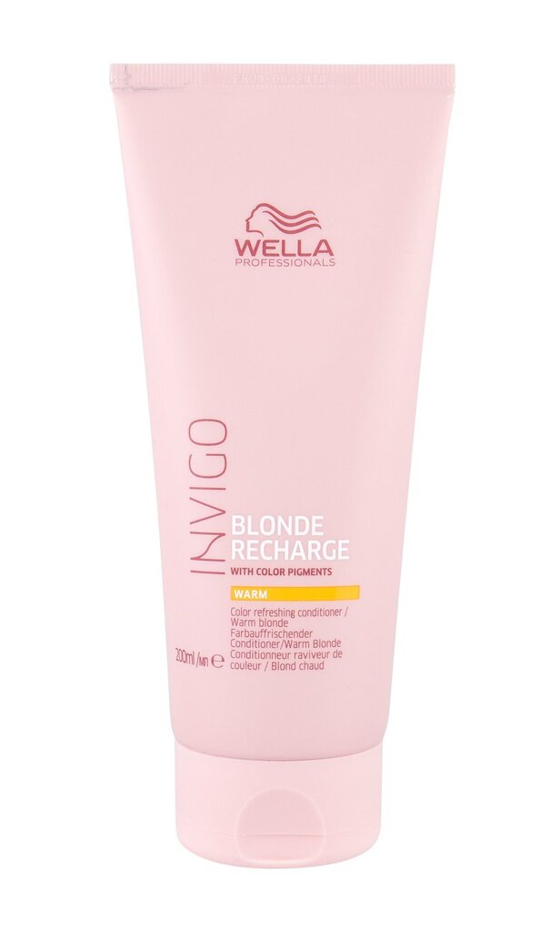 Kondicionierius šviesiems plaukams Wella Professionals Invigo Blonde Recharge 200 ml kaina ir informacija | Balzamai, kondicionieriai | pigu.lt