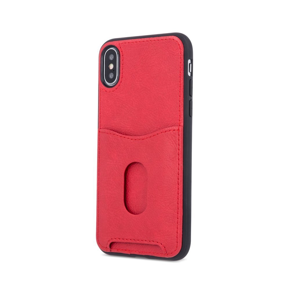 Mocco Smart Wallet Eco Leather Case - Card Holder For Apple iPhone 6 / iPhone 6S Red цена и информация | Telefono dėklai | pigu.lt