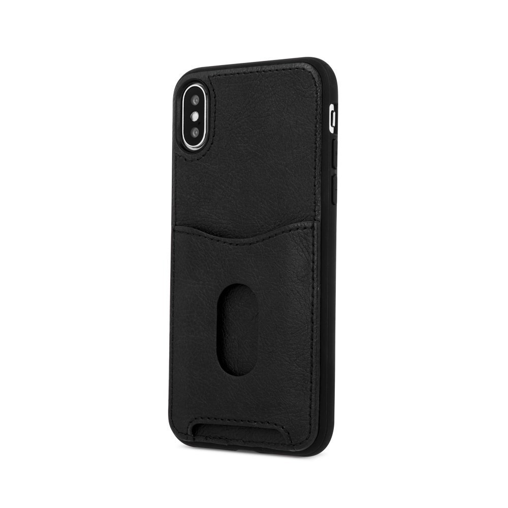 Mocco Smart Wallet Eco Leather Case - Card Holder For Samsung J415 Galaxy J4 Plus (2018) Black kaina ir informacija | Telefono dėklai | pigu.lt