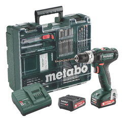 Аккумуляторная ударная дрель PowerMaxx SB 12, Mobile Workshop / 2x2,0 Ah, Metabo цена и информация | Шуруповерты, дрели | pigu.lt