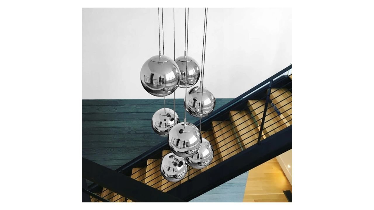Pakabinamas šviestuvas Silver Ball kaina ir informacija | Pakabinami šviestuvai | pigu.lt