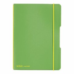 Блокнот Herlitz My.Book Flex Colour А5 40 л, в клетку, пластиковая обложка, салатовый цена и информация | Тетради и бумажные товары | pigu.lt