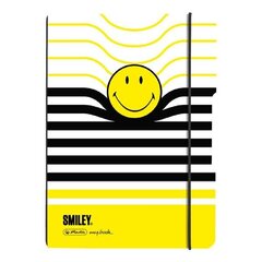 Блокнот Herlitz My.Book Flex PP А5 40л Smiley B&Y Stripes клетка пластиковая обложка цена и информация | Тетради и бумажные товары | pigu.lt