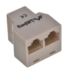 Adapteris Lanberg AD-RJ45-2RJ45-OU kaina ir informacija | Adapteriai, USB šakotuvai | pigu.lt