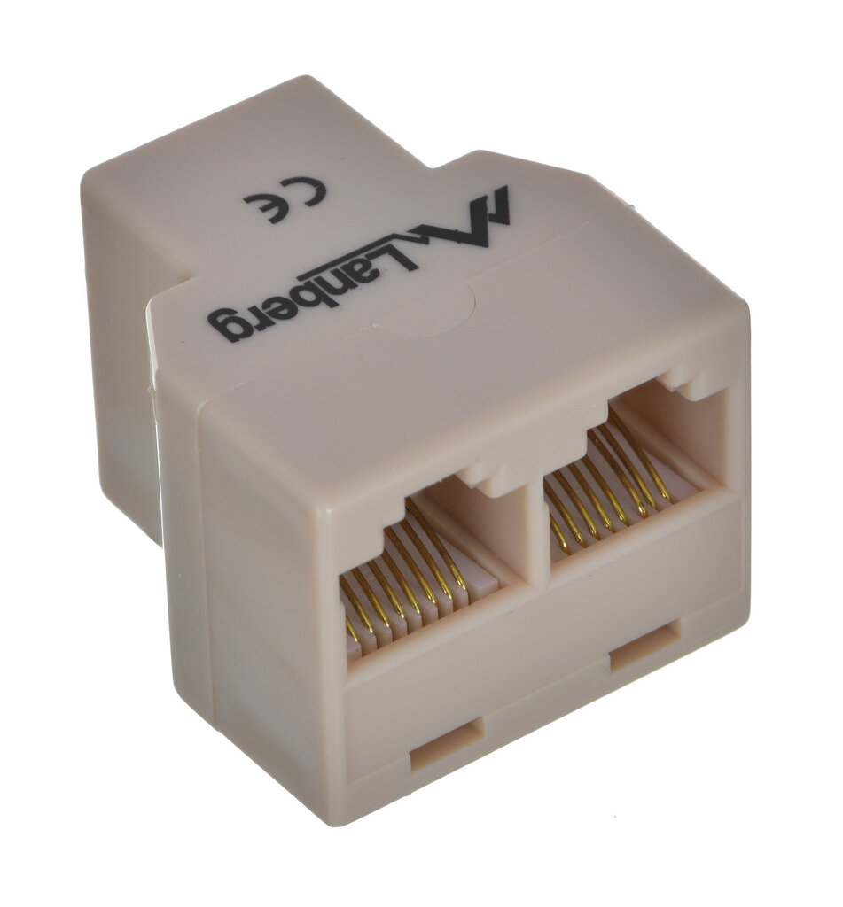 Adapteris Lanberg AD-RJ45-2RJ45-OU цена и информация | Adapteriai, USB šakotuvai | pigu.lt