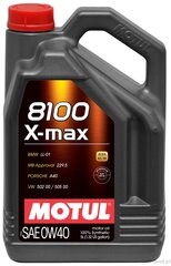 Alyva Motul 8100 X-MAX 0W40 5L kaina ir informacija | Variklinės alyvos | pigu.lt