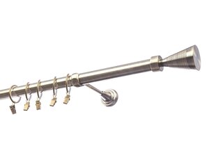 Viengubas karnizas 25 mm APOLLO, 400 cm, antika kaina ir informacija | Karnizai | pigu.lt