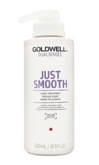 Atkuriamoji kaukė nepaklusniems plaukams Goldwell Dualsenses Just Smooth, 500 ml kaina ir informacija | Priemonės plaukų stiprinimui | pigu.lt