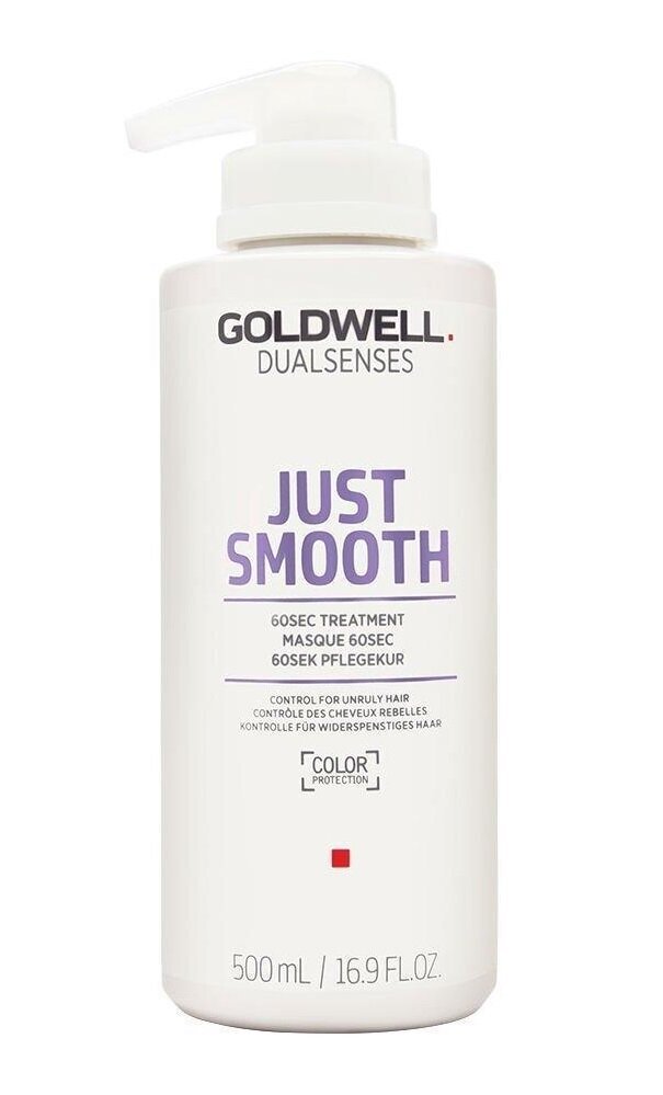 Atkuriamoji kaukė nepaklusniems plaukams Goldwell Dualsenses Just Smooth, 500 ml kaina ir informacija | Priemonės plaukų stiprinimui | pigu.lt