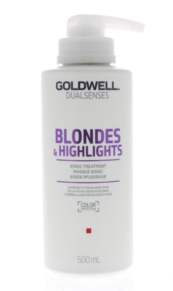 Plaukų kondicionierius šviesiems ir šviesintiems Goldwell Dualsenses Blondes & Highlights, 500 ml цена и информация | Priemonės plaukų stiprinimui | pigu.lt