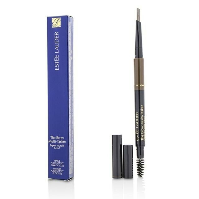 Antakių kontūras su šepetėliu Estee Lauder The Brow Multitasker 3in1 0,45 g, 03 Brunette kaina ir informacija | Antakių dažai, pieštukai | pigu.lt