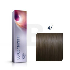 "Wella Professionals Illumina Color" profesionalūs ilgalaikiai plaukų dažai 4| 60 ml kaina ir informacija | Plaukų dažai | pigu.lt