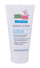 Švelnus veido šveitiklis į netobulumus ir aknę linkusiai odai Sebamed Clear Face Gentle Scrub, 150 ml kaina ir informacija | Sebamed Kvepalai, kosmetika | pigu.lt