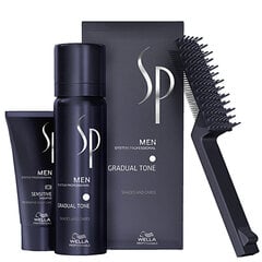 Набор для окрашивания волос Wella Professional SP Men Gradual Tone Set для мужчин, цвет коричневый цена и информация | Краска для волос | pigu.lt