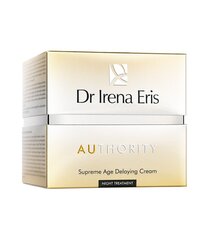 Naktinis veido kremas Dr Irena Eris Authority Supreme Age Delaying Cream 50 ml kaina ir informacija | Veido kremai | pigu.lt