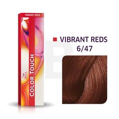 Plaukų dažai Wella Professionals Color Touch Vibrant Reds 6|47, 60 ml цена и информация | Краска для волос | pigu.lt