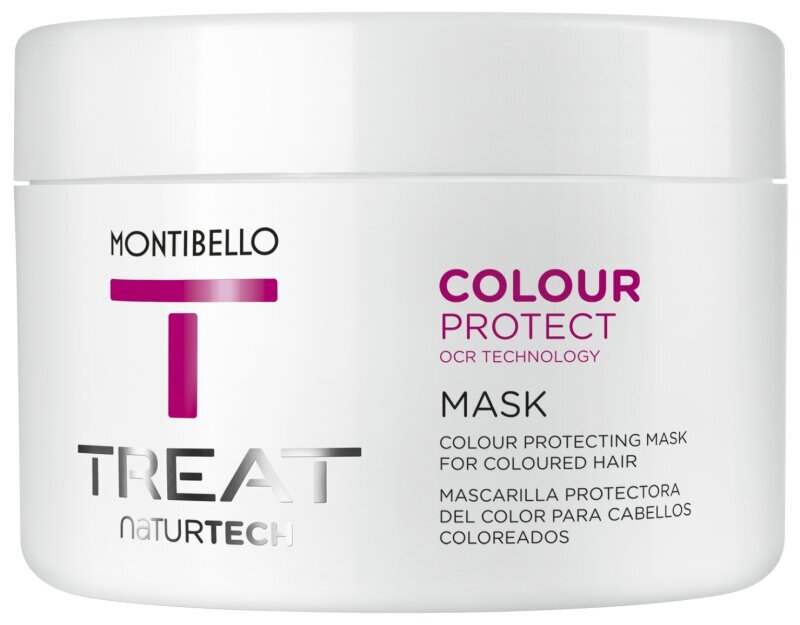 Montibello TREAT NaturTech Colour Protect kaukė dažytiems plaukams (200ml) kaina ir informacija | Balzamai, kondicionieriai | pigu.lt