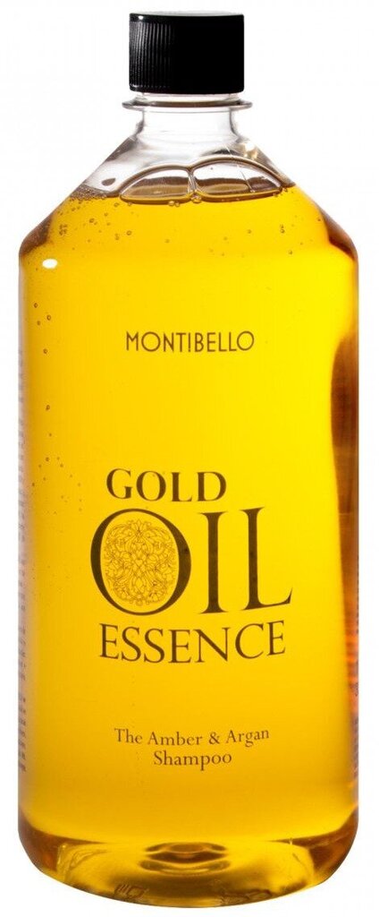 Montibello Gold Oil Essence The Amber & Argan atnaujinantis plaukų šampūnas (1000ml) kaina ir informacija | Šampūnai | pigu.lt