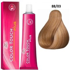 Plaukų dažai Wella Professionals Color Touch Plus, 88/03 Intense Light Golden Natural Blonde, 60 ml kaina ir informacija | Plaukų dažai | pigu.lt