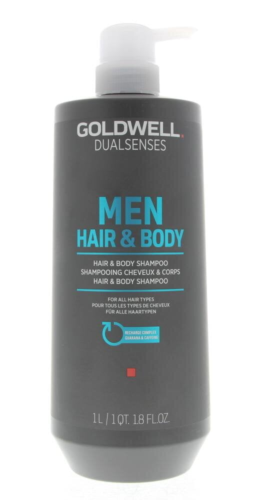 Plaukų ir kūno šampūnas vyrams Goldwell Dualsenses 1000 ml цена и информация | Šampūnai | pigu.lt
