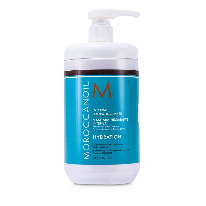 Drėkinamoji plaukų kaukė Moroccanoil Intense Hydrating 1000 ml kaina ir informacija | Priemonės plaukų stiprinimui | pigu.lt