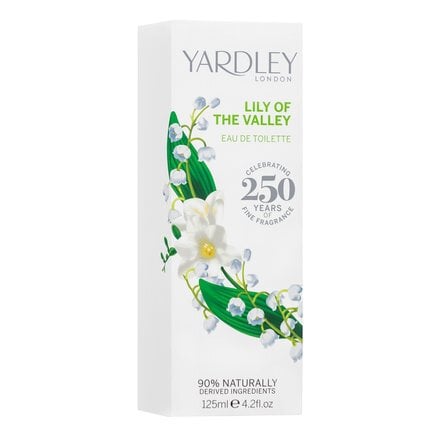 Tualetinis vanduo Yardley Lily Of The Valley EDT moterims, 125 ml kaina ir informacija | Kvepalai moterims | pigu.lt